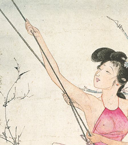 凤冈县-胡也佛的仕女画和最知名的金瓶梅秘戏图